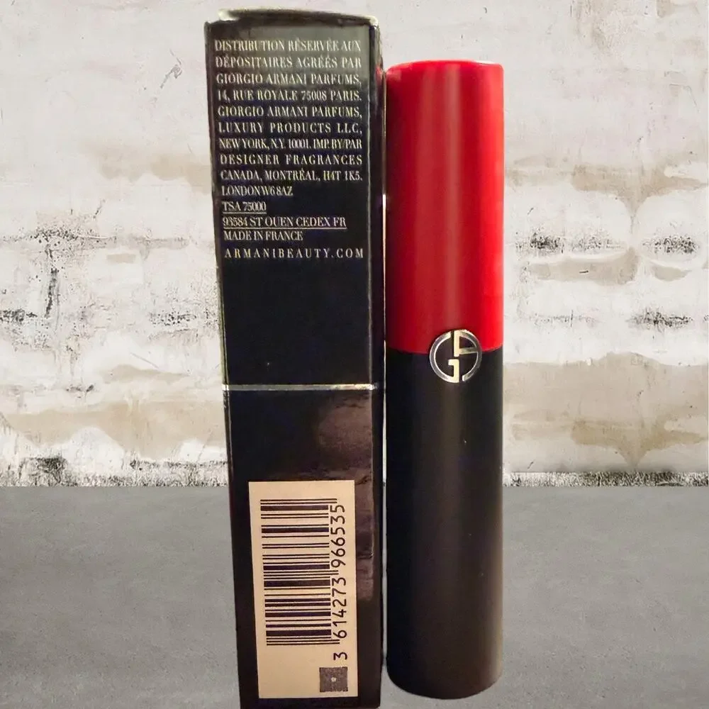 Giorgio Armani $48 Lip Power Matte Long-Lasting Lipstick in 117 NIB